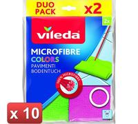 VILEDA 10 PEZZI - PAVIMENTI MICROFIBRA COLOR PZ.2 IN 5 CONFEZIONI 000000012883