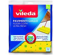 Panno giallo per pulizia pavimenti 4 pezzi 30% Microfibra Vileda 59 x 50 cm