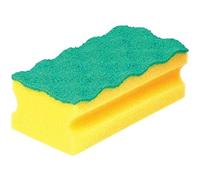 Vileda Spugna professionale Pur Active, rettangolare, colori: Giallo/Verde, Verde/Verde, Rosso/Verde, 6,3 x 14 cm, VE = 10 pezzi