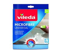 Vileda 139197 Panno Microfibre Plus, 100% Microfibra Ideale per Rimuovere Efficacemente Anche Lo Sporco più Ostinato Solo con Acqua, con Odor Stop