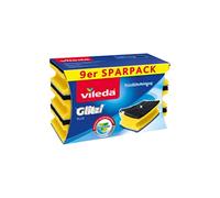 Vileda 142.596 Glitzi Plus con Antibac - a Fondo, igienico e Assorbente - 9s Sparpack