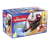 Vileda 158572 TURBO BOX incl. TURBO REFILL MICROFIBRE 2 in 1 testa di ricambio