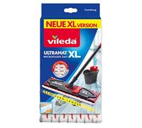 Vileda 161036 Ultramat XL Universale Ultramax Mop Cover, Microfibra, Bianco-Grigio-Rosso
