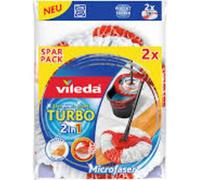 Vileda 166143 Turbo Easy Wring & Clean Wischmop Ersatzkopf 2er Pack Accessorio