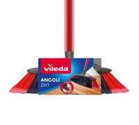 VILEDA 2 in 1 XXL Scopa Due tipi di setole con Manico