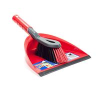 Set di Pulizia Scopa e Paletta Vileda Rosso Plastica