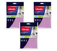 Vileda Actifibre Pro panni cucina 3 pezzi microfibra PVA 27x30,5 cm