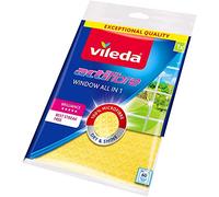 10 pezzi Vileda ACTIFIBRE Vetri e Finestre Panno in microfibra giallo 32x36 cm