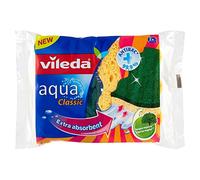 Vileda - Aqua Classic - Spugna Extra Assorbente - [Confezione da 3]