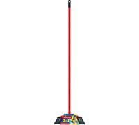 Vileda Classica 2 in 1 Scopa con Manico, Fibre per Polvere e Capelli, Plastica,