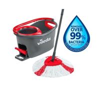 Vileda Comodo Torcere E Pulire Turbo Microfibra Mocio E Secchio Set - Grigio