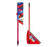 Vileda DuActiva Scopa Antipolvere + Paletta Manico Lungo, Rosso, 8 x 28.5 x 80 cm