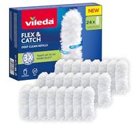 Vileda Flex&Catch piumino di ricambio | Deep clean refills | Cattura fino a 3 volte più polvere rispetto ai piumini tradizionali
