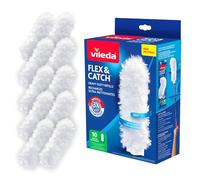 Vileda Flex & Catch - Ricariche per spolverare resistenti (10 pezzi) | Ricarica per spolverare usa e getta con fibre di pulizia realizzate al 100% con materiali riciclati | Trappola 3 volte più