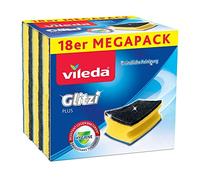 Vileda Glitter Plus Pulitore per topi con effetto anti-batterico, assorbente (18 pezzi)