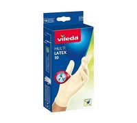VILEDA - Guanti Multi Latex senza polvere, taglia S/M, confezione da 10 unità