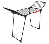 Vileda King Ultimate - Stendibiancheria con ruote, 20 m, colore: Nero