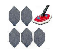 Vileda Magic Bathroom Brush Mop Replacement Heads, 5-Pack Scouring Sponge Pads for Cleaning