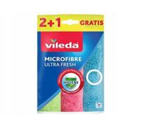 Vileda panno in microfibra Ultra Fresh multiuso 2+1 - 6 Confezioni lavabile