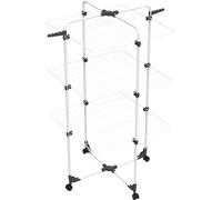 Vileda Modular 3 | Stendibiancheria a torre a 3 livelli | Snodo modulabile | Facile da spostare| Per interni ed esterni | Pieghevole