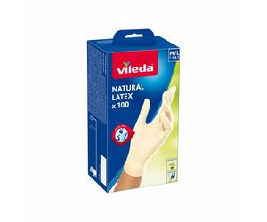 Vileda Natural latex guanti in lattice 179654