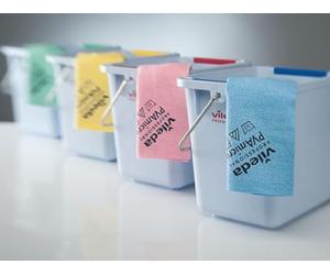 Vileda - Panno in microfibra PVAmicro, 38x35 cm, giallo, confezione da 5 pezzi