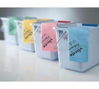 Vileda Panno per la pulizia professionale PVAmicro, giallo, 5 pezzi, rivestimento PVA, panno in microfibra, vetro acrilico o acciaio inox, solo per uso bagnato, alta assorbenza, 200 lavaggi, non