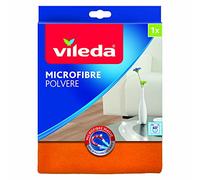 Vileda Panno Polvere, Panno in Microfibra, Azione Elettrostatica, Lavabile in Lavatrice, Mobido, Delicato, 40 X 30 X 0.4 Cm, Multicolore