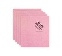 Vileda - Panno PVA Micro, Rosso, Conf. da 5pz