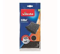VILEDA PowerInox Glitzi Spugna Paglietta Abrasiva Ruggine Incrostazioni 8 PEZZI