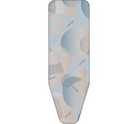 Vileda Premium 2 in 1 Copriasse da Stiro Universale, Termoriflettente, 3 Strati, Imbottito, Cotone metallizzato, 30-45 cm x 110-130 cm, Grigio/Argento