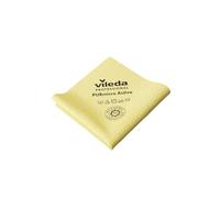 Vileda Professional, Panno PurMicro Active, Giallo, 5u, Microfibra alte prestazioni, Rivestimento PUR, Antimacchia superfici lisce, Vetro e Inox, Alta assorbenza, Durevole, Disponible 5 colori,38x35cm