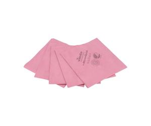Vileda Professional,Panno microfibra riciclata r-MicronQuick,Rosso,5pz
