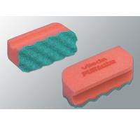 VILEDA PURACTIVE ROSSO CM.15X7 10PZ SPUGNA ABRASIVA DELICATA ESFOLIANTE PULIZIA