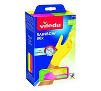 Vileda Rainbow Guanti Multiuso, Nitrile, Multicolore, 80 Pezzi, M/L