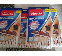 Vileda revolution ricambi 4pezzi nuovi per tutti gli usi 2in1 microfibra