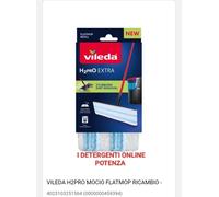VILEDA RICAMBIO H2PRO EXTRA FLATMOP REFILL PEZZI 2