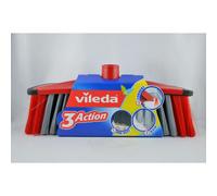 VILEDA scopa 3 ACTION per tutti i tipi di sporco per Interni 3 Diverse Setolole