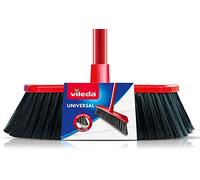 Vileda Scopa Universal con manico, Rosso e Nero