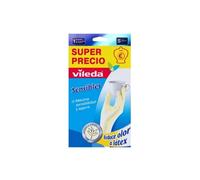 Vileda Sensible Latex Gloves Size S
