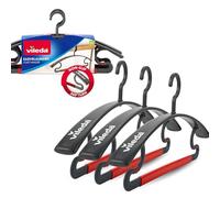 Vileda Set di 3 grucce 3 in 1, antiscivolo, girevoli a 360°, portata fino a 5 kg