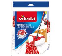 Vileda, Set Vileda Turbo 2 in 1 EasyWring & Clean, fiocchi di ricambio, 6 pezzi