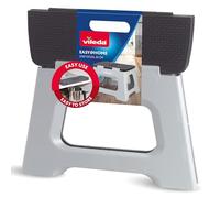 Vileda Sgabello Pieghevole 23cm - per Adulti e Bambini fino a 150 kg - Rivestimento antiscivolo - Sgabello plastica, Sgabellino da Bagno e Cucina - Scaletta Sgabello - Folding Stool