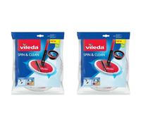 VILEDA SET 3 RICAMBIO PER SPIN & CLEAN SPINMOP PANNO LAVAPAVIMENTI MICROFIBRA