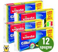 6x Vileda Spugna Glitzi Crystal 2+1