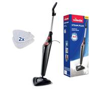 Vileda Steam Plus Pulitore a vapore portatile 0,4 L 1550 W Nero