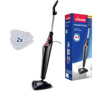 Vileda Steam Plus XXL SCOPA a VAPORE per TAPPETI PAVIMENTI + 2 PANNI MICROFIBRA