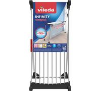 Vileda Infinity Compact Stendino Stendibiancheria Estensibile Con Ruote
