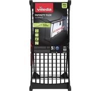 Vileda Stendibiancheria Infinity Flex, Stendino Pieghevole, Nero