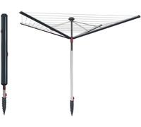 Vileda Sun-Rise Premium - Sistema di serraggio brevettato, 1,67-1,82 m, lunghezza 50 m, extra grande, colore grigio, confezione ecologica